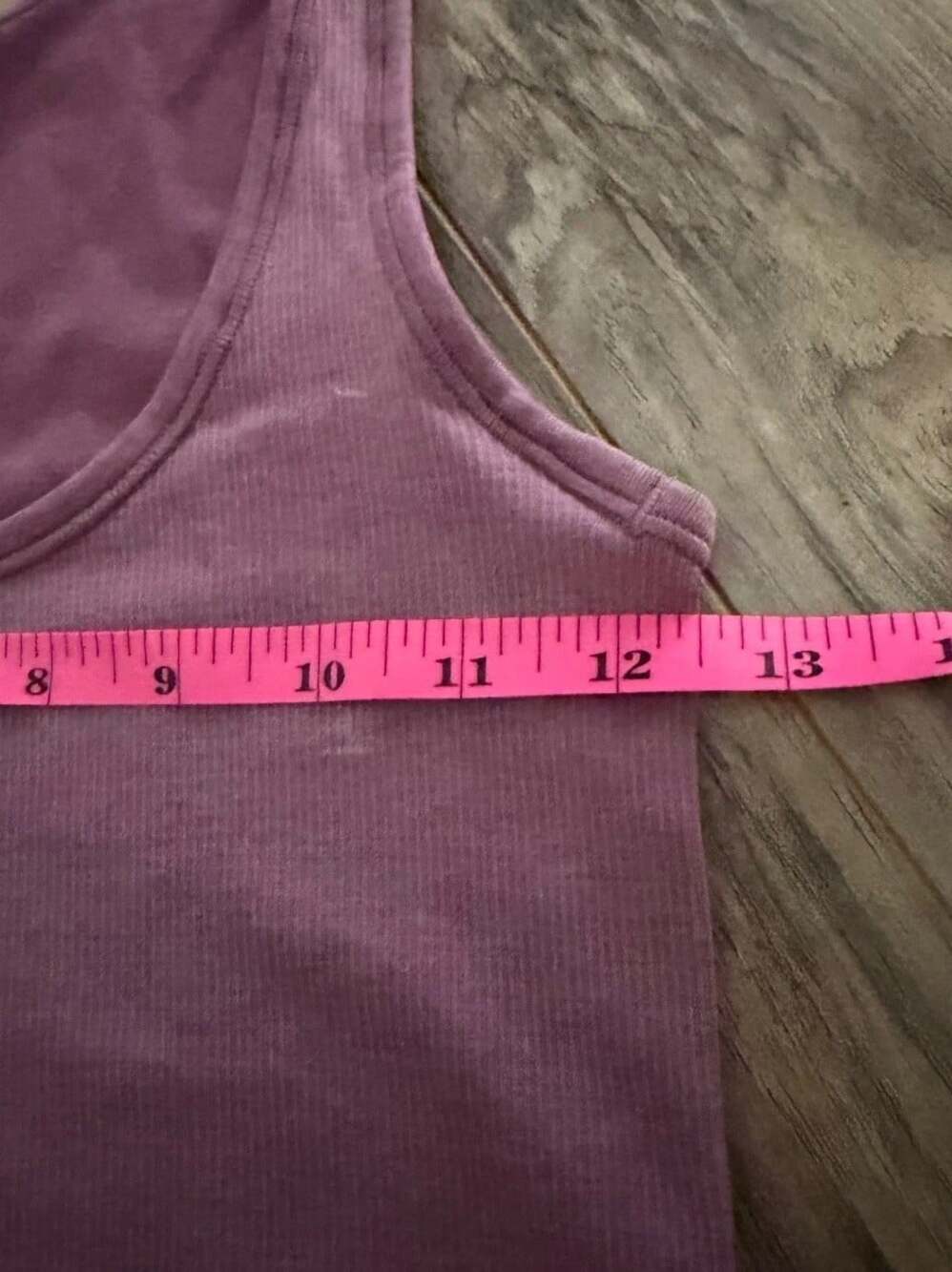Lululemon Ribbed Scoop Neck Tank Top Mauve Pink Sleeveless Active Women’s - Picture 4 of 5